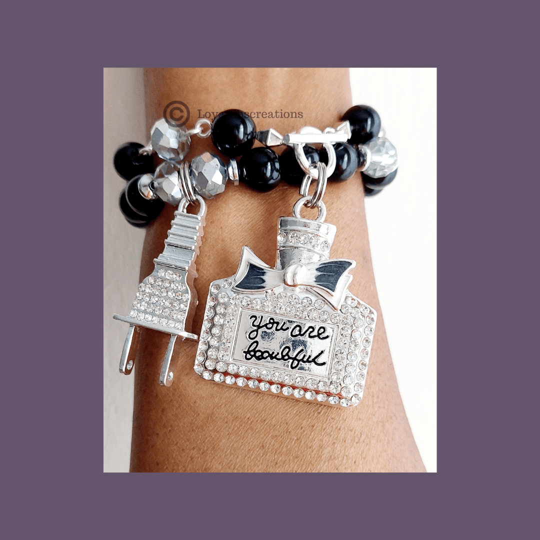 You are Beautiful Charm Bracelet Set