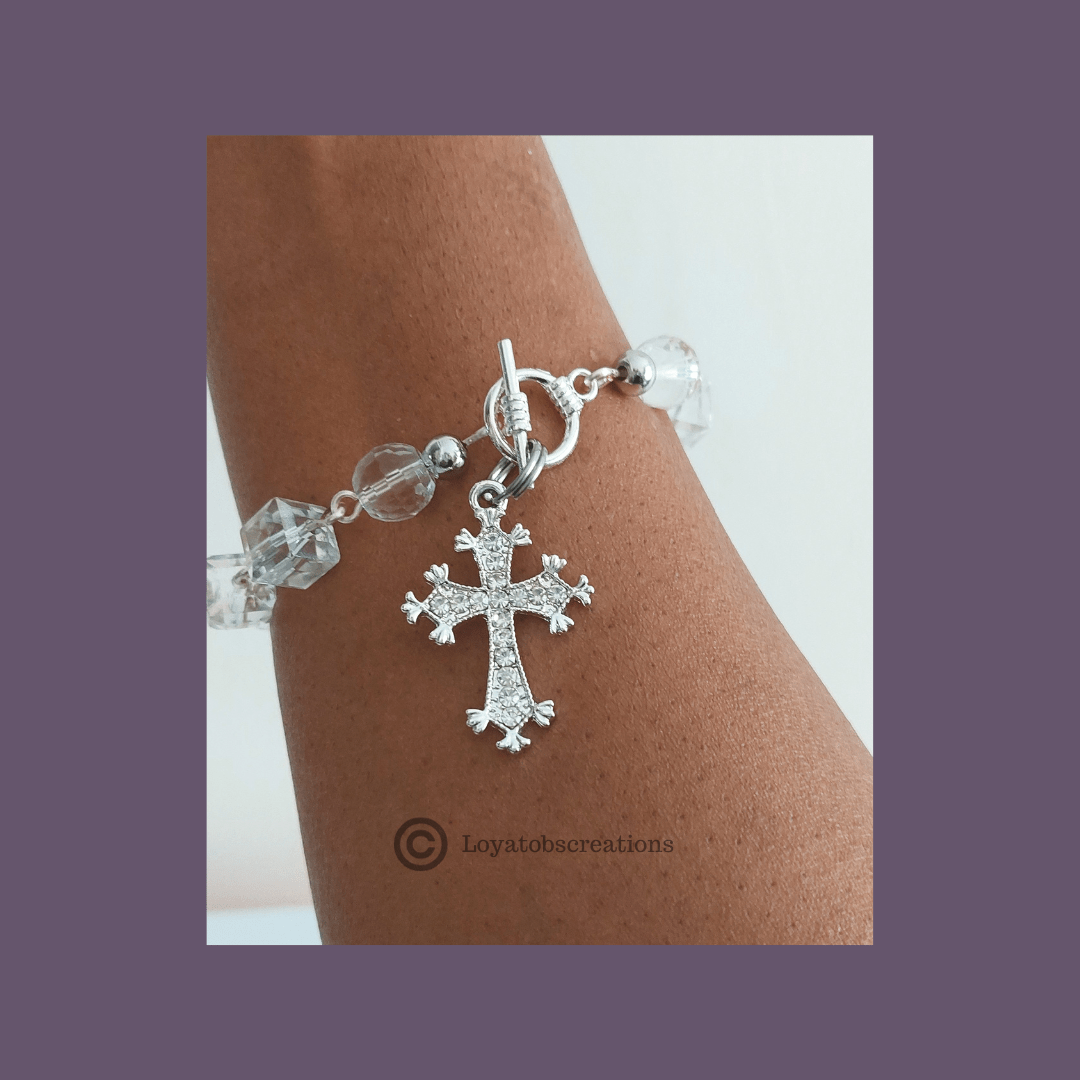 Cross Charm Bracelet