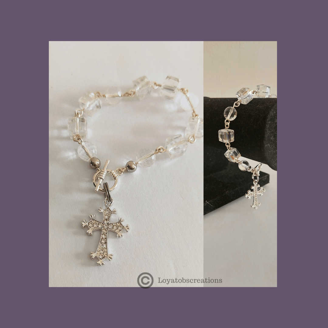 Cross Charm Bracelet