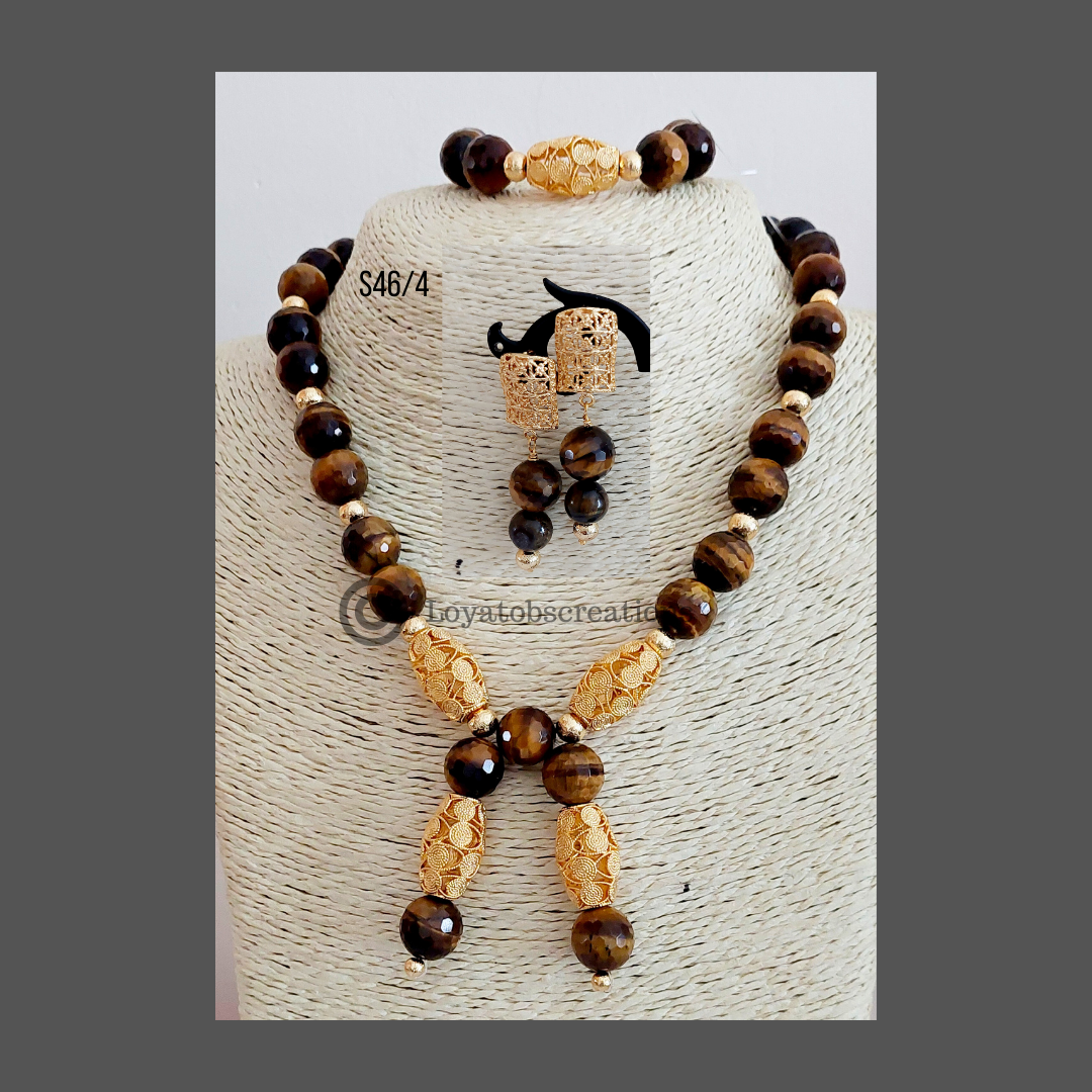Absalom Tulip Necklace, Bracelet and Earring Set