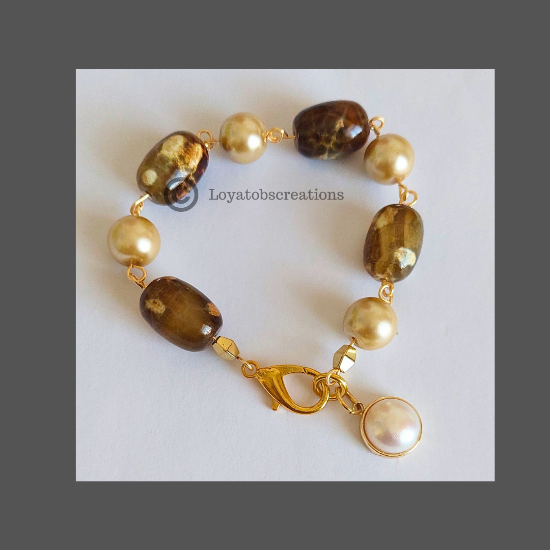 Champagne Charm Bracelet