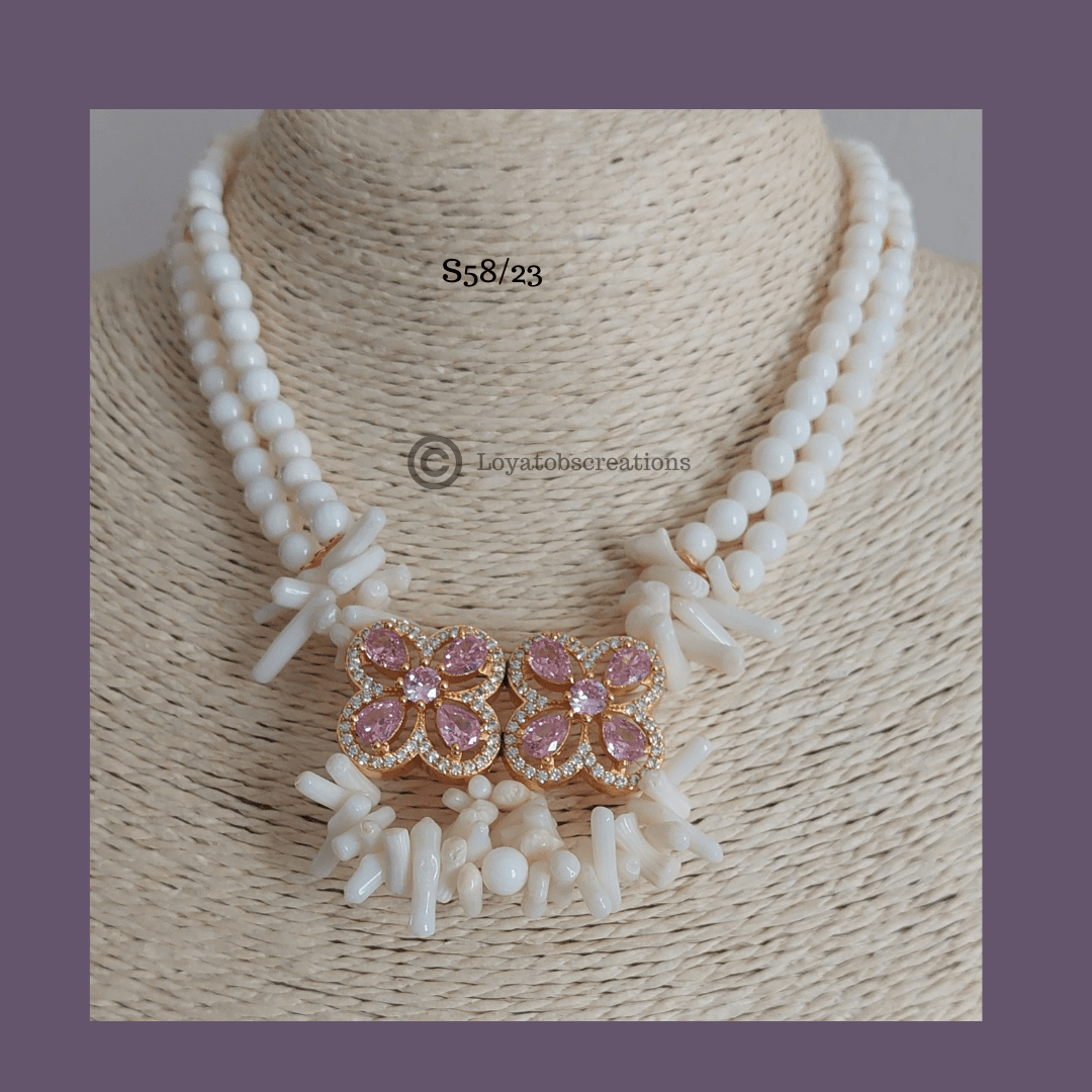 Candytuft Necklace, Bracelet and Earring Set