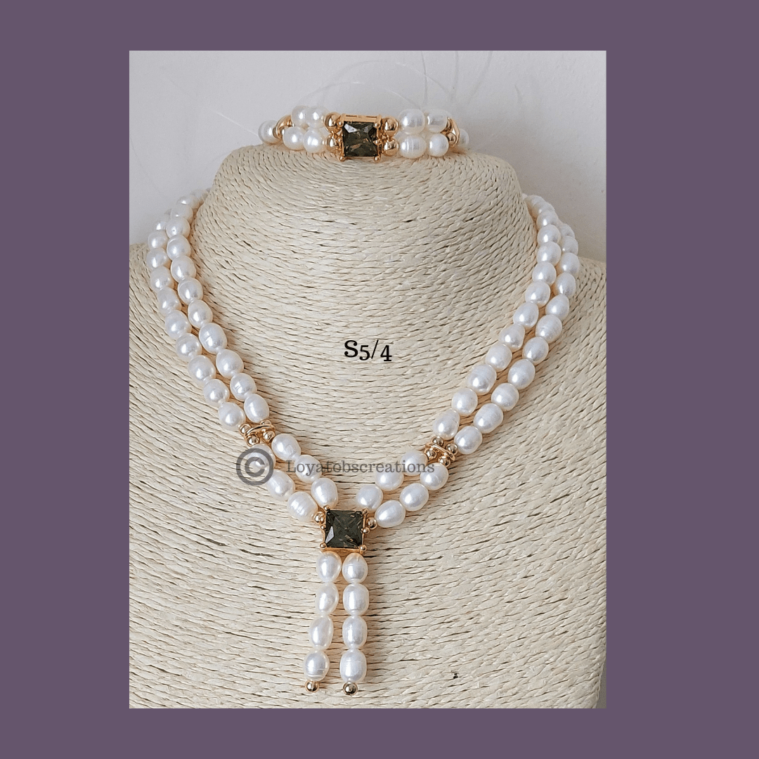 Dahlia Necklace, Bracelet and Earring Set