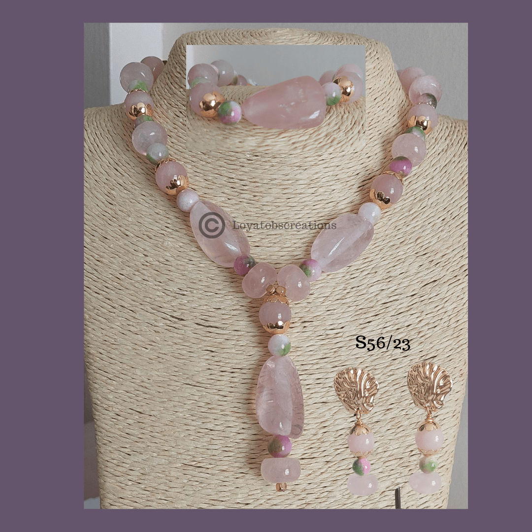 Lantana Necklace, Bracelet and Earring Set