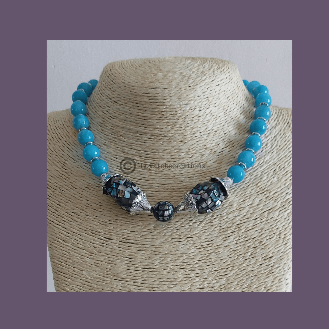 Midnight Jazz Necklace and Earring Set
