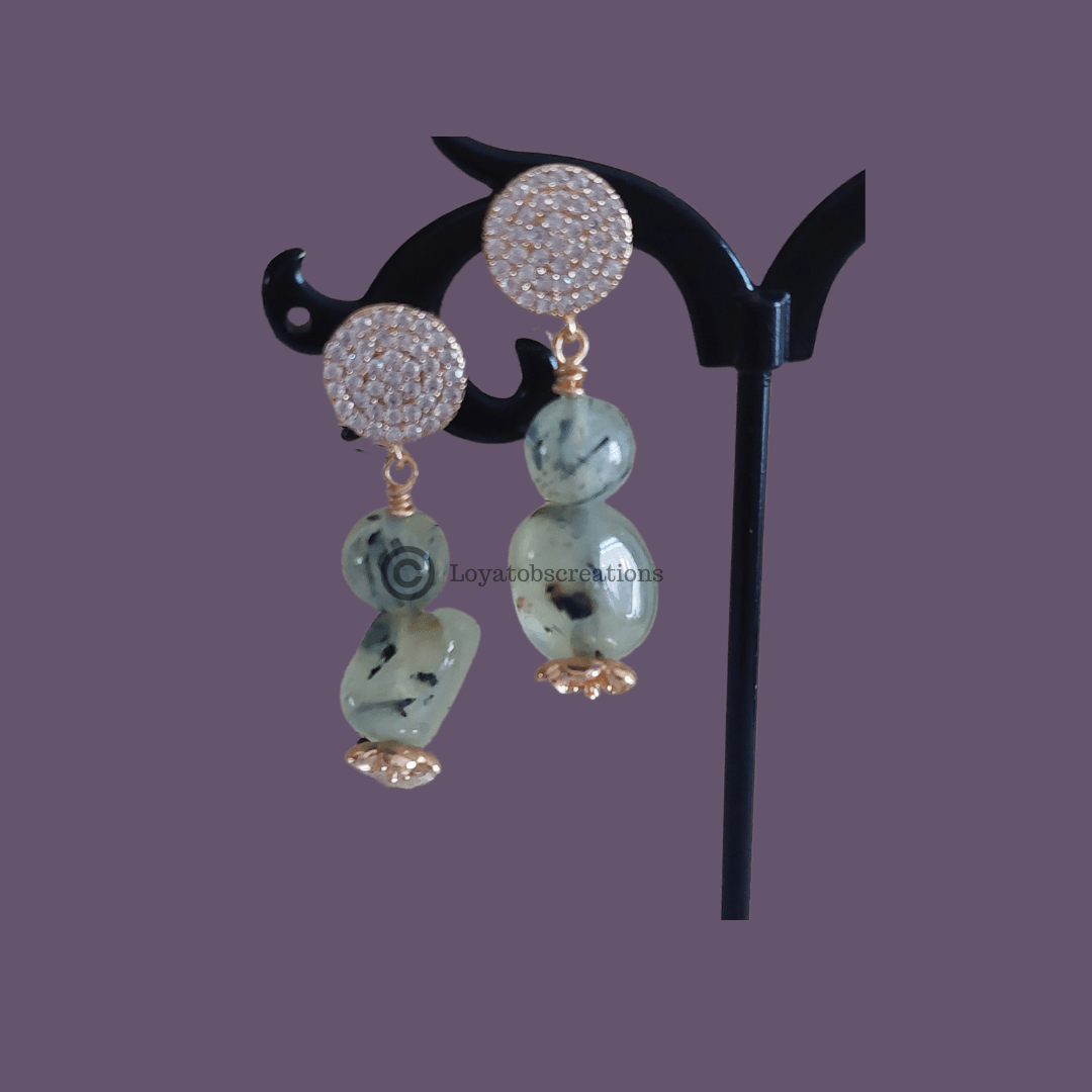 Gladiolus Necklace and Earring Set